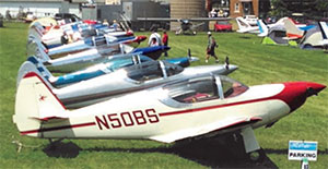 Row of Swifts parked at AirVenture 2014