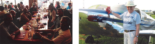 Swift Museum Foundation Members at AirVenture 2014