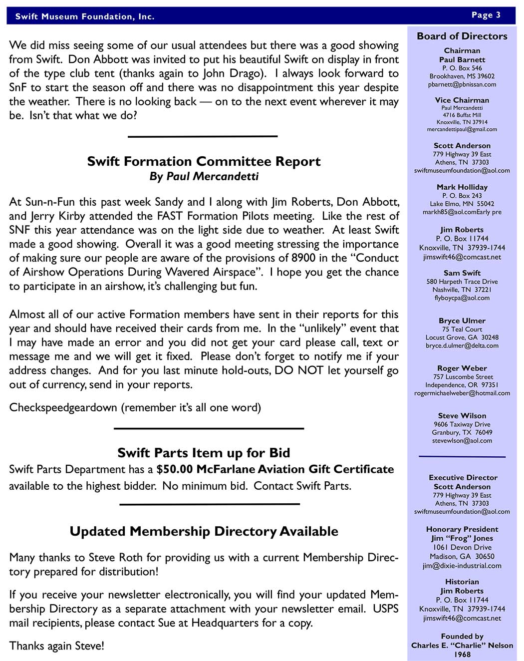 April 2022 SMF Newsletter